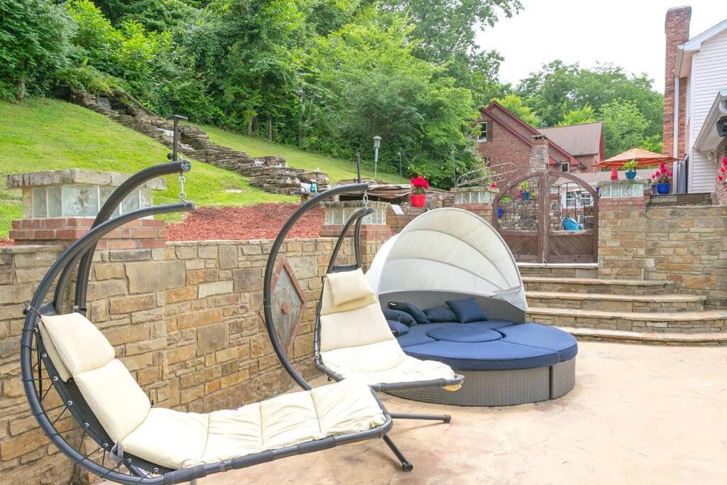 New Outdoor Oasis Pool, Hot Tub, Firepl, 6 Bedr Franklin Exterior foto