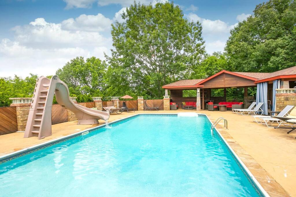 New Outdoor Oasis Pool, Hot Tub, Firepl, 6 Bedr Franklin Exterior foto